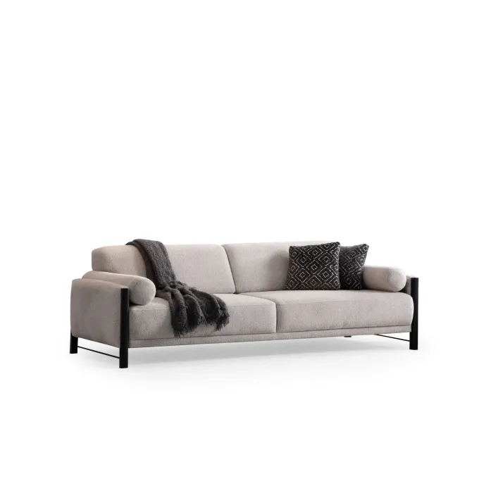 Norra (235 x 67 x 100 cm) 3-sitssoffa Beige