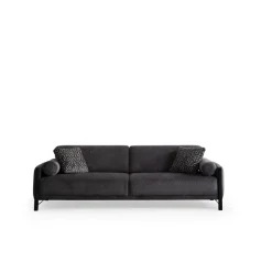 Norra (235 x 67 x 100 cm) 3-sitssoffa Grå