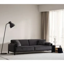Norra (235 x 67 x 100 cm) 3-sitssoffa Grå