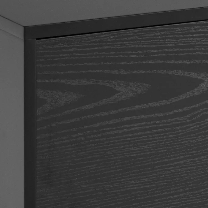 Notting Hill TV-bänk 140x40 cm Svart Ask