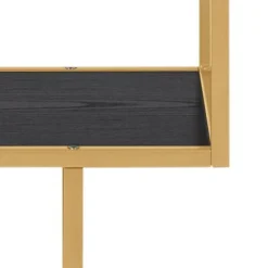 Notting Hill Bokhylla Asymmetrisk 185x77x35 cm Mässing