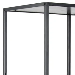 Notting Hill Bokhylla Asymmetrisk 185x77x35 cm Svart Ask