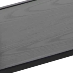 Notting Hill Bokhylla Asymmetrisk 185x77x35 cm Svart Ask