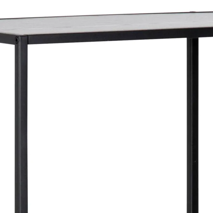 Notting Hill Bokhylla Asymmetrisk 114x77x35 cm Svart Ask