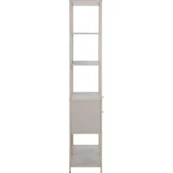 Notting Hill Bokhylla med 2 Lådor 185x77x35 cm Grå