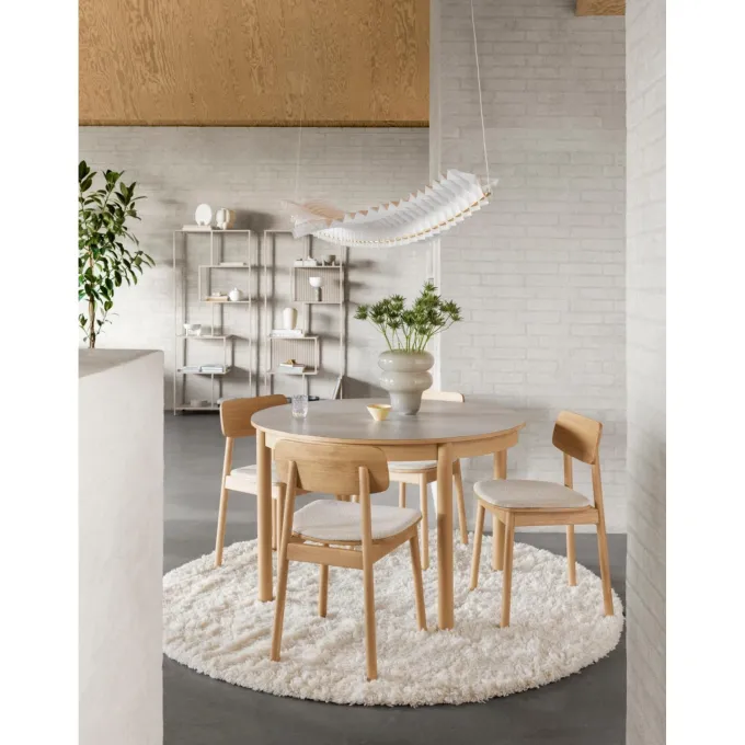 Notting Hill Bokhylla med baksida 185x77x35 cm Grå