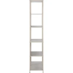 Notting Hill Bokhylla med baksida 185x77x35 cm Grå