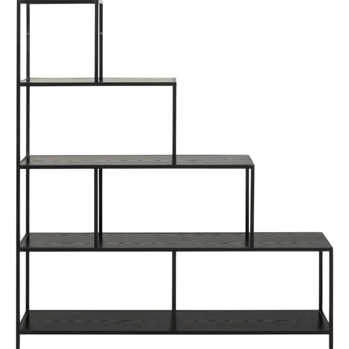 Notting Hill Bokhylla 150x135x35 cm Svart Ask
