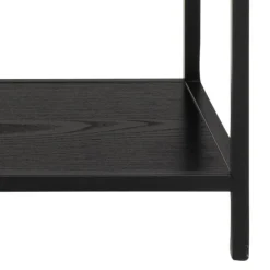 Notting Hill Bokhylla 150x135x35 cm Svart Ask
