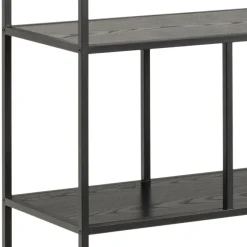 Notting Hill Bokhylla 150x135x35 cm Svart Ask
