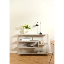 Notting Hill Bokhylla 78x114x35 cm Grå