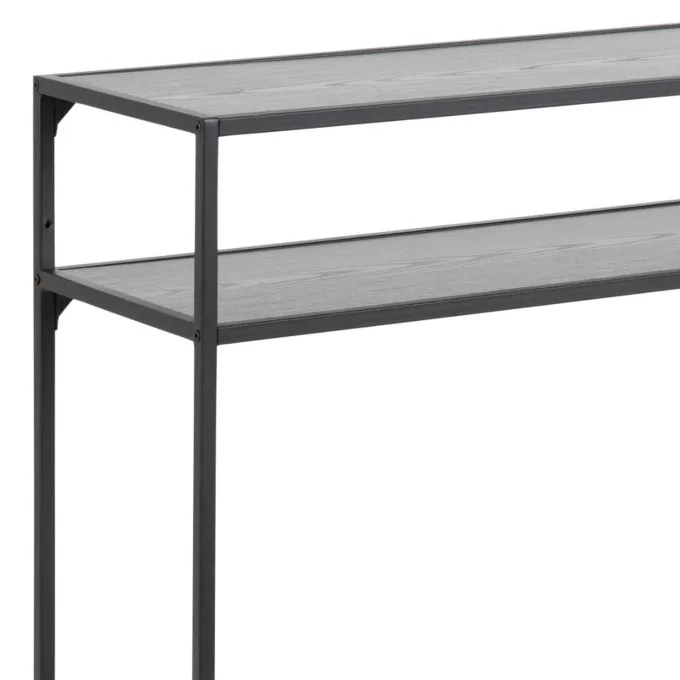 Notting Hill Konsolbord 120x35 cm Svart Ask