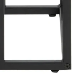 Notting Hill Sidobord 63x43x35 cm Svart Ask
