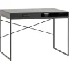Notting Hill Skrivbord 110x45 cm Svart Ask