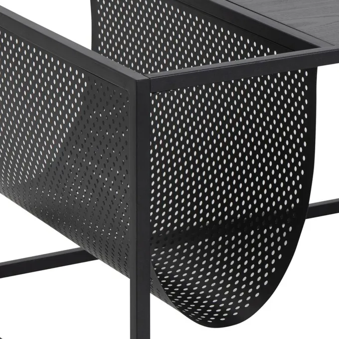 Notting Hill Soffbord 110x60 cm Svart Ask