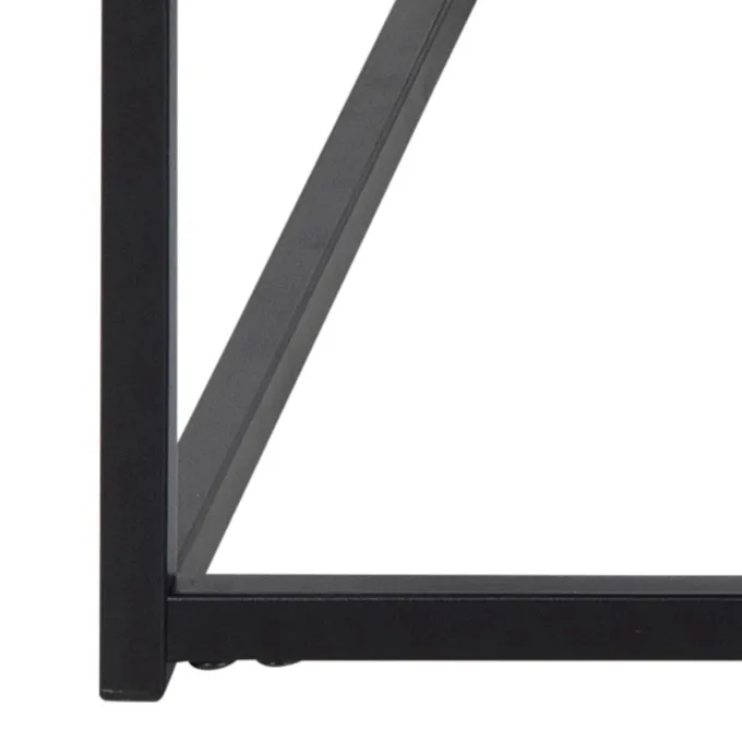 Notting Hill Soffbord 110x60 cm Svart Ask