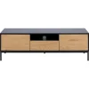 Notting Hill TV-bänk 140x40 cm Svart/Ek
