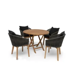 Nova Utebord Ø100 cm Brun