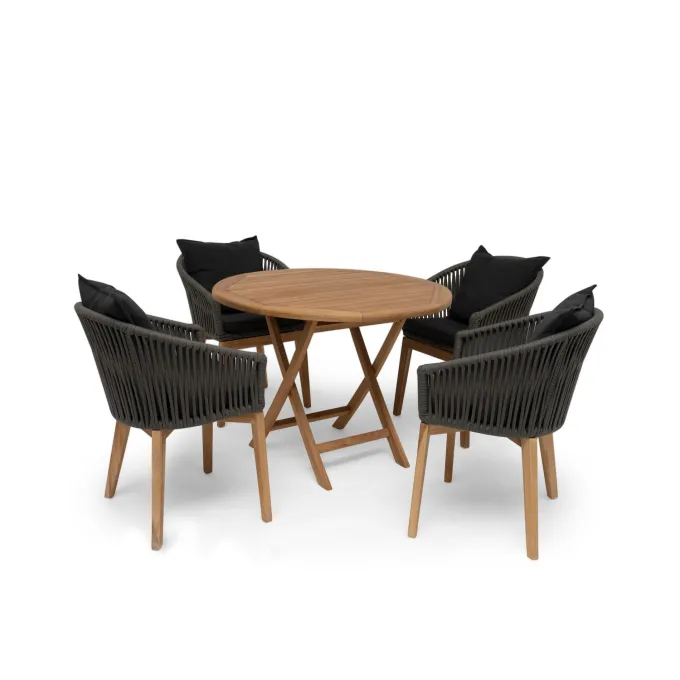 Nova Utebord Ø100 cm Brun
