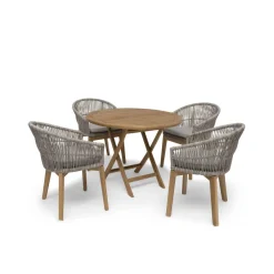 Nova Utebord Ø100 cm Brun