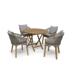 Nova Utebord Ø100 cm Brun