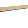 Nox Bord 240x90 cm Grå / Teak