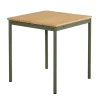Nox Cafébord Nordic Green/Bambu, 69x69 cm