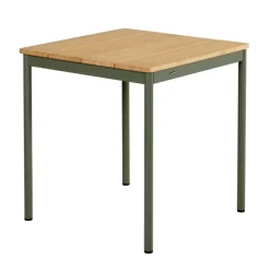 Nox Cafébord Nordic Green/Bambu, 69x69 cm