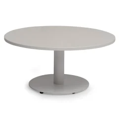 Näsby Utesoffbord Ø80 cm Vit