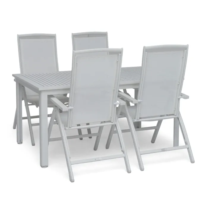 Nydala Utebord 96x150/200 cm Vit