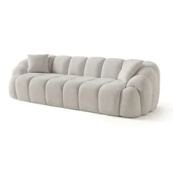 Octavio (268 x 70 x 80 cm) 4-sits soffa Vit