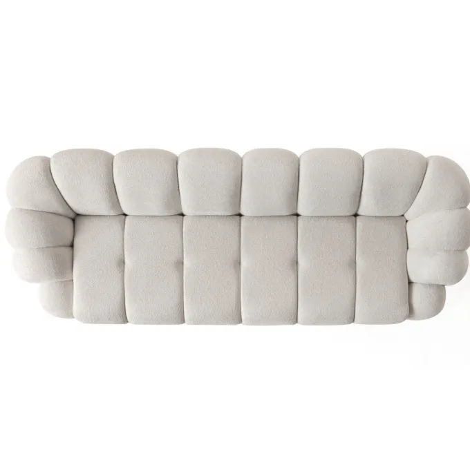 Octavio (268 x 70 x 80 cm) 4-sits soffa Vit