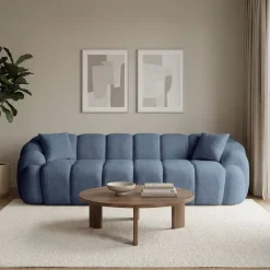 Octavio (268 x 70 x 80 cm) 4-sits soffa Marinblå