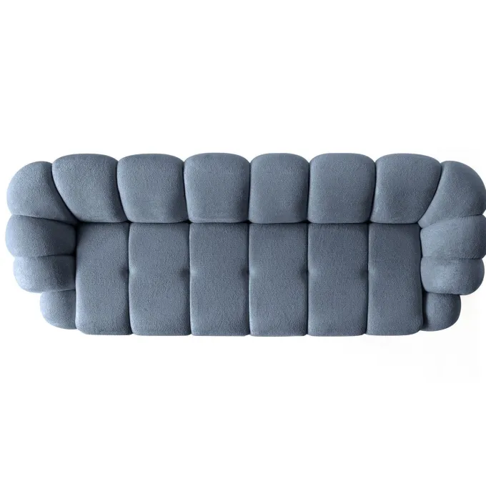 Octavio (268 x 70 x 80 cm) 4-sits soffa Marinblå