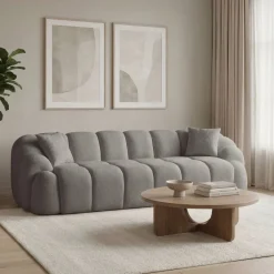 Octavio (268 x 70 x 80 cm) 4-sits soffa Grå