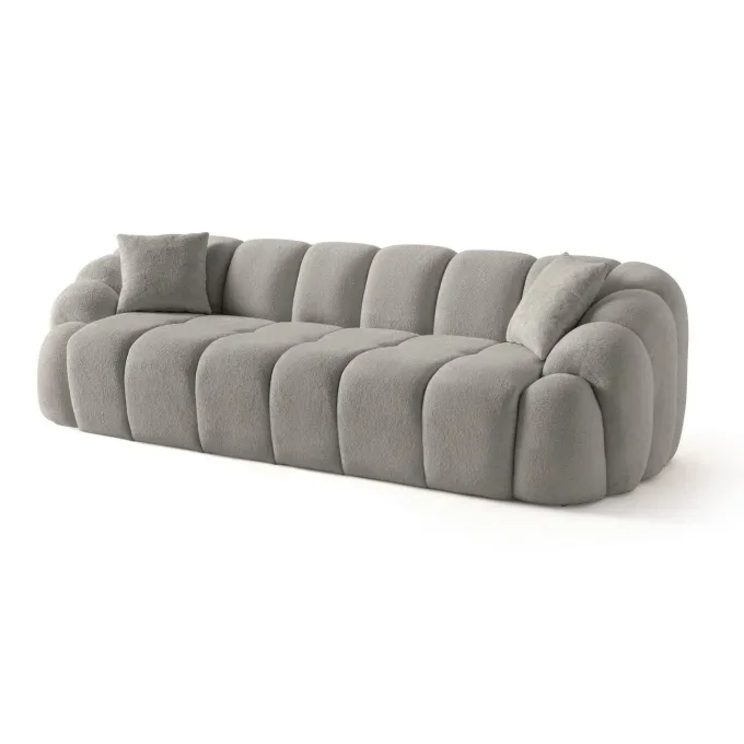 Octavio (268 x 70 x 80 cm) 4-sits soffa Grå