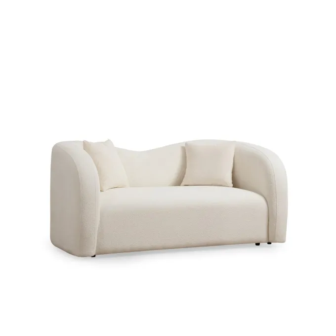 Ohrid (170 x 76 x 75 cm) Creme 2-sitssoffa