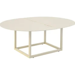 Olive Soffbord 110x80 cm Pearl White