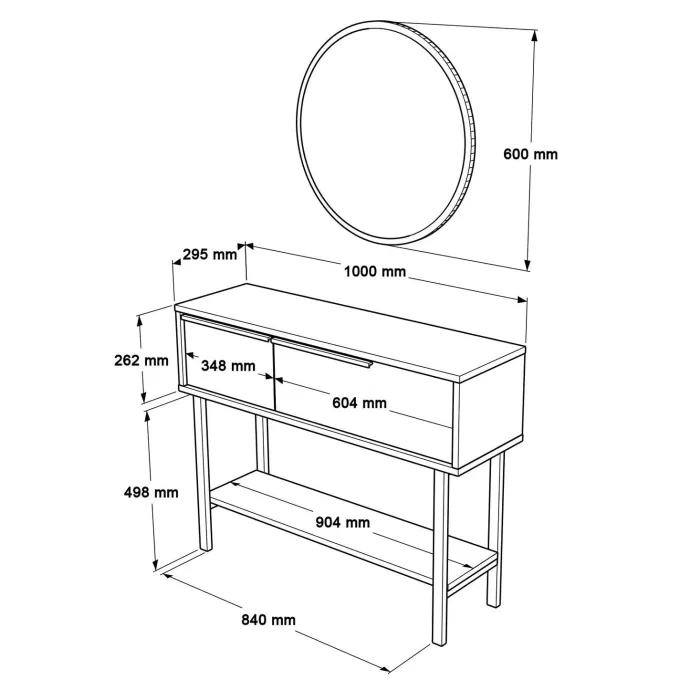 Onyx Side V2 (100 x 76 x 29,5 cm) Sideboard Valnöt