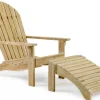 Opal Däckstol Vitblästrad Teak