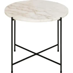 Opera Sidobord 52 cm Vit marmor