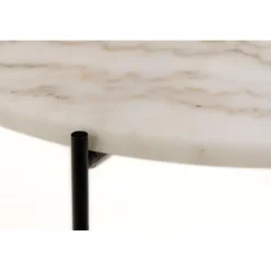 Opera Sidobord 52 cm Vit marmor