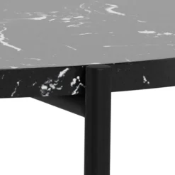 Opera Sidobord 52cm Svart Marmor