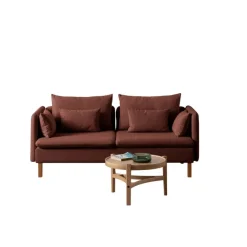Oslo (195 x 75 x 100 cm) 3-sitssoffa Kakelröd