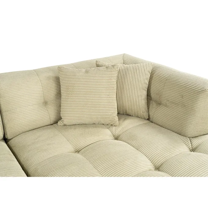 Oslo Corner (300-150 x 100 x 72 cm) Hörnsoffa Grön
