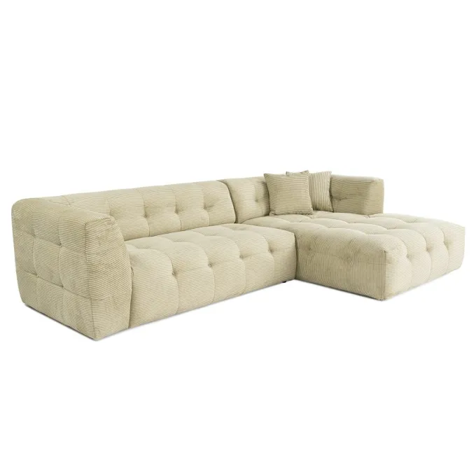 Oslo Corner (300-150 x 100 x 72 cm) Hörnsoffa Grön
