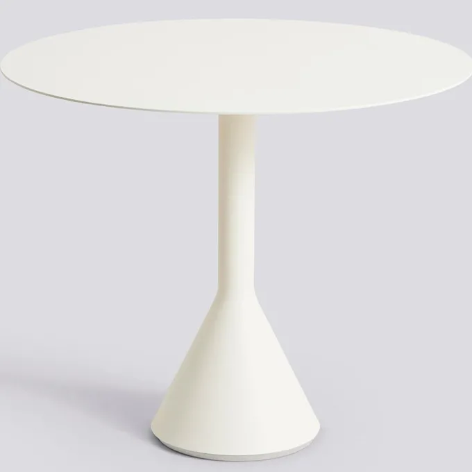 Palissade Cone Bord Ø90 Cm, Krämvit