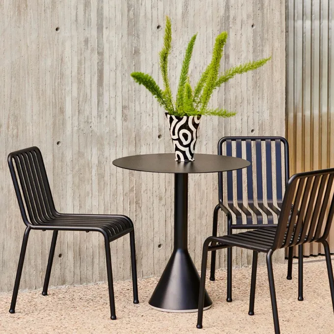 Palissade Cone Bord Ø90 Cm, Krämvit