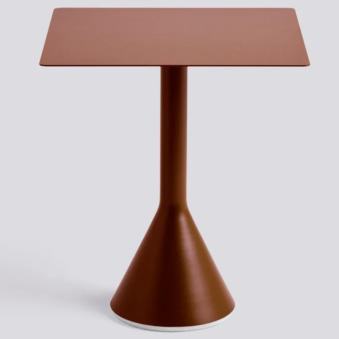 Palissade Cone Bord 65 X 65 Cm, Järnröd