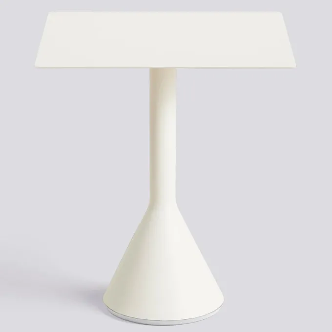 Palissade Cone Bord 65 X 65 Cm, Krämvit